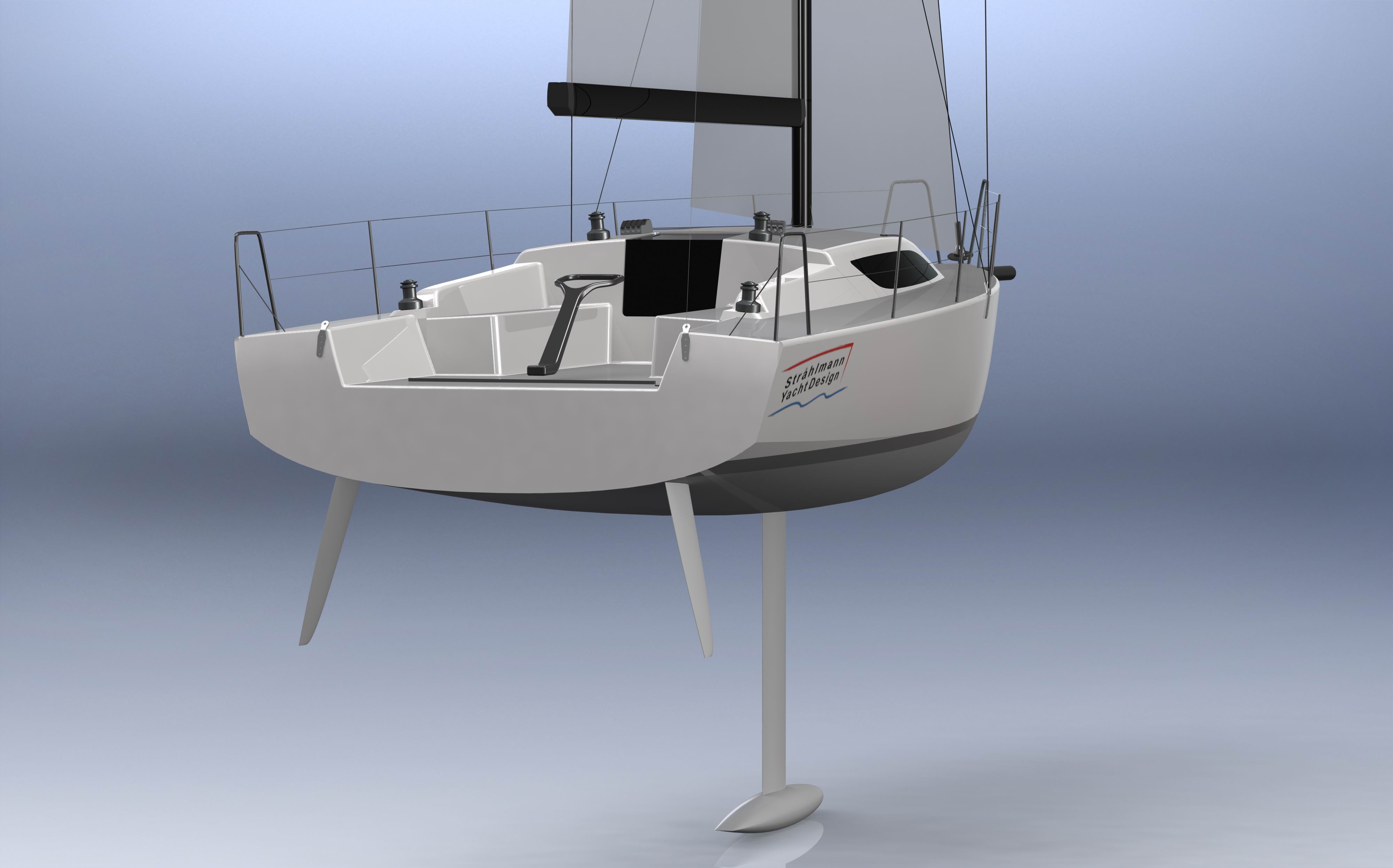 The new exiting and fast sailboat"